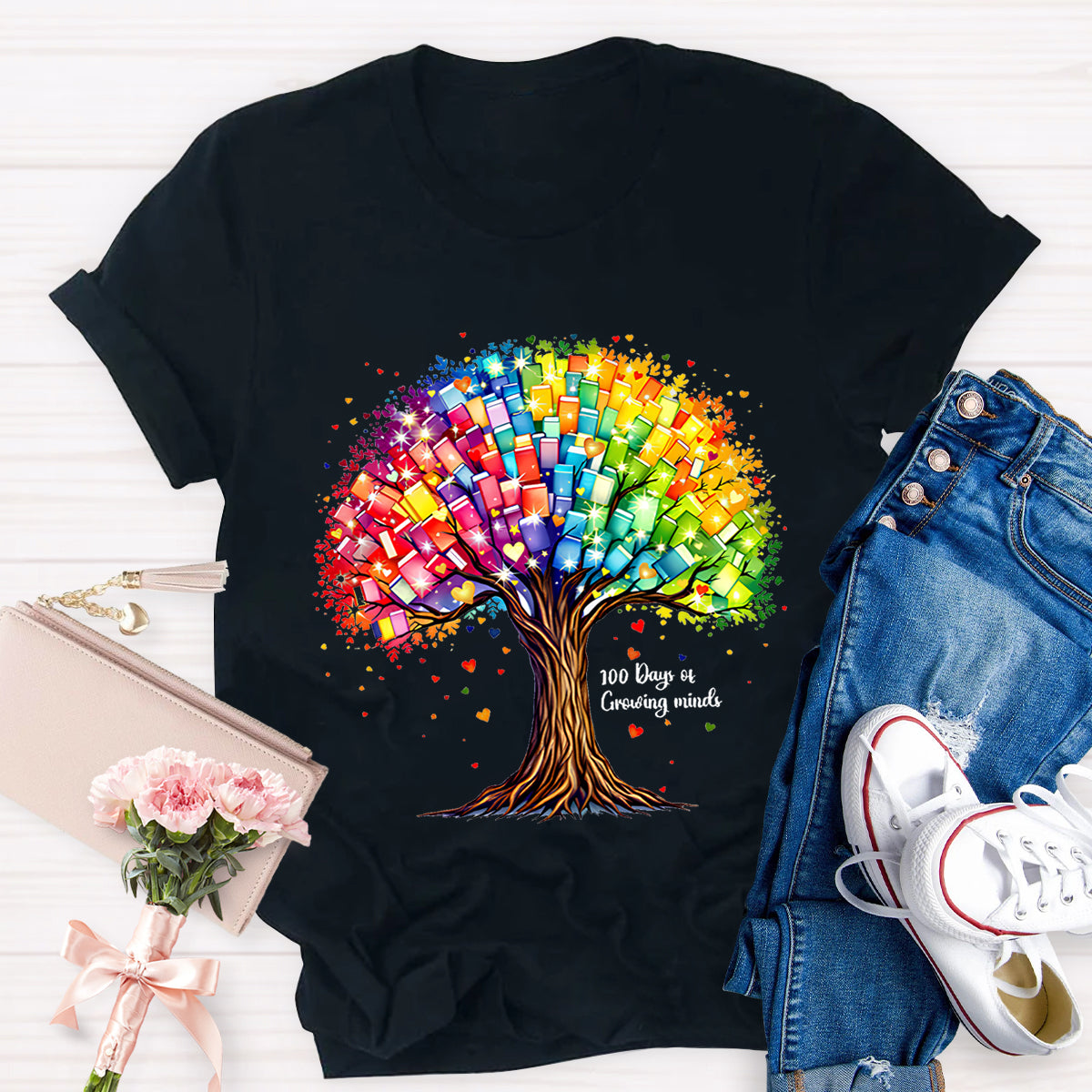 100 Days Of Growing Minds T-Shirt