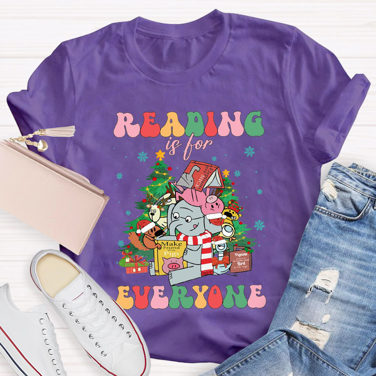 Reading Is For Everyone Teacher T-Shirt