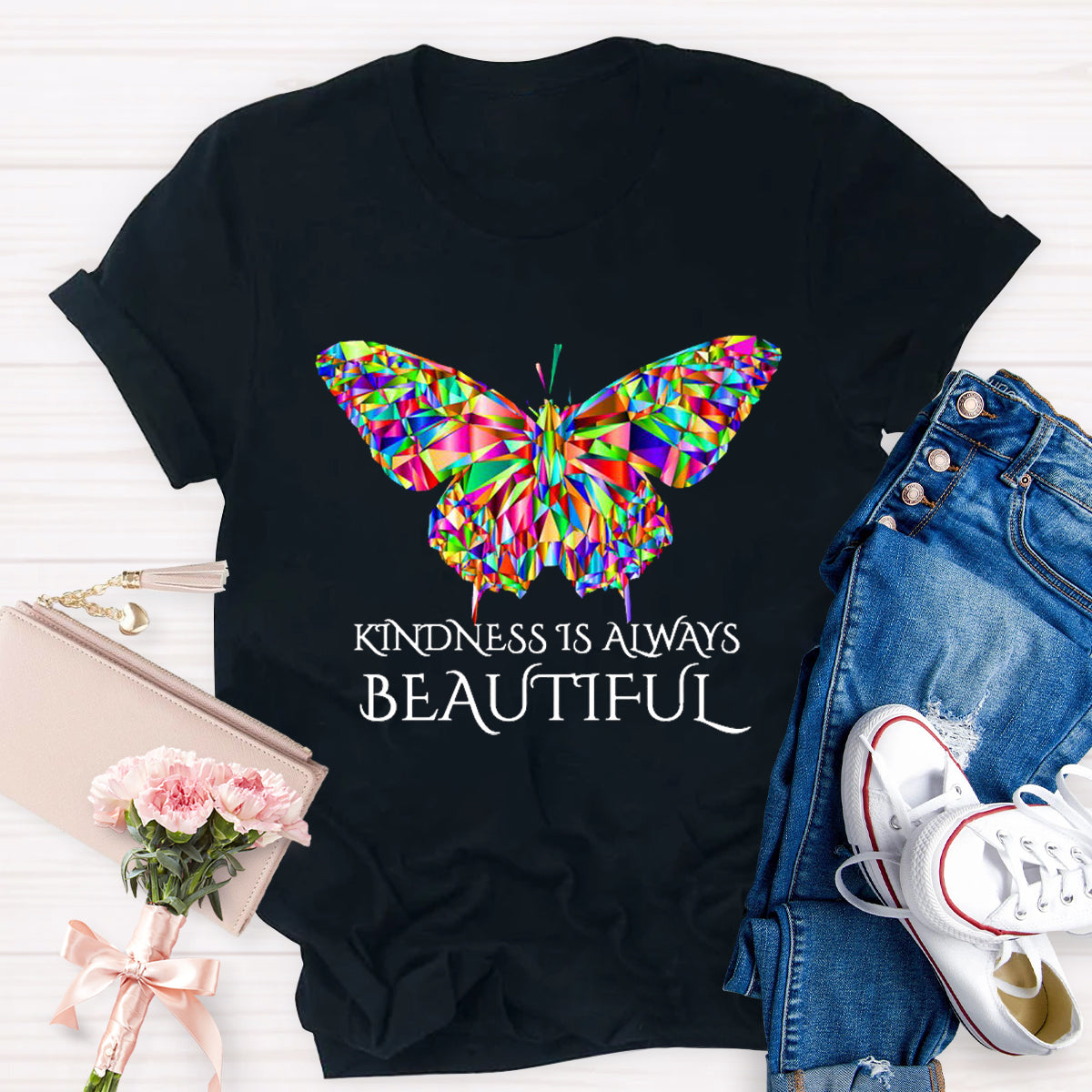 Kindness Is Always Beautiful Butterfly T-Shirt