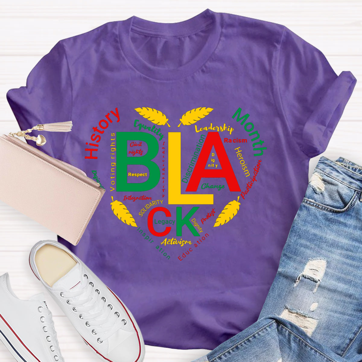 Black History Month Hearth T-Shirt