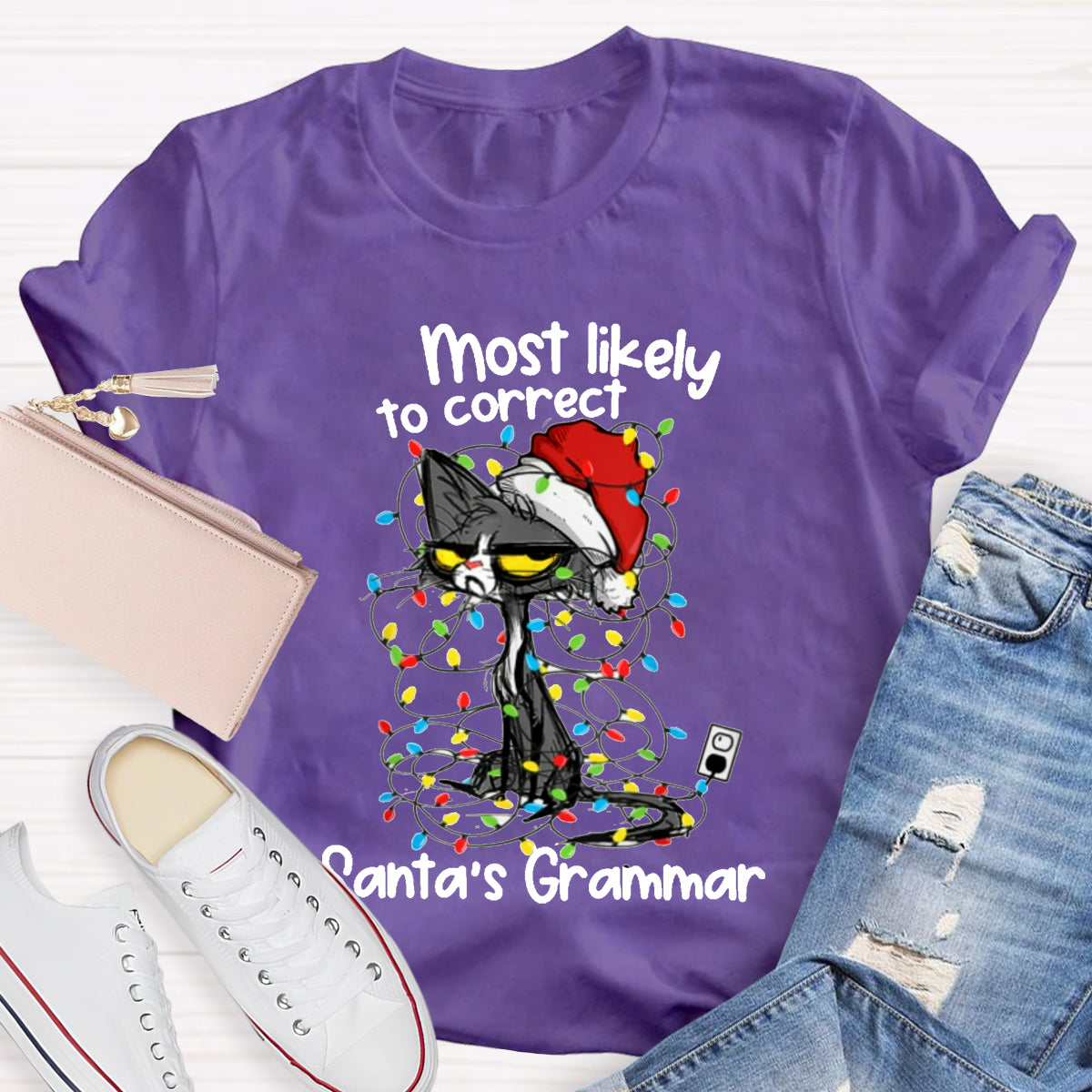 Most Likely To Correct Santa's Grammar T-Shirt