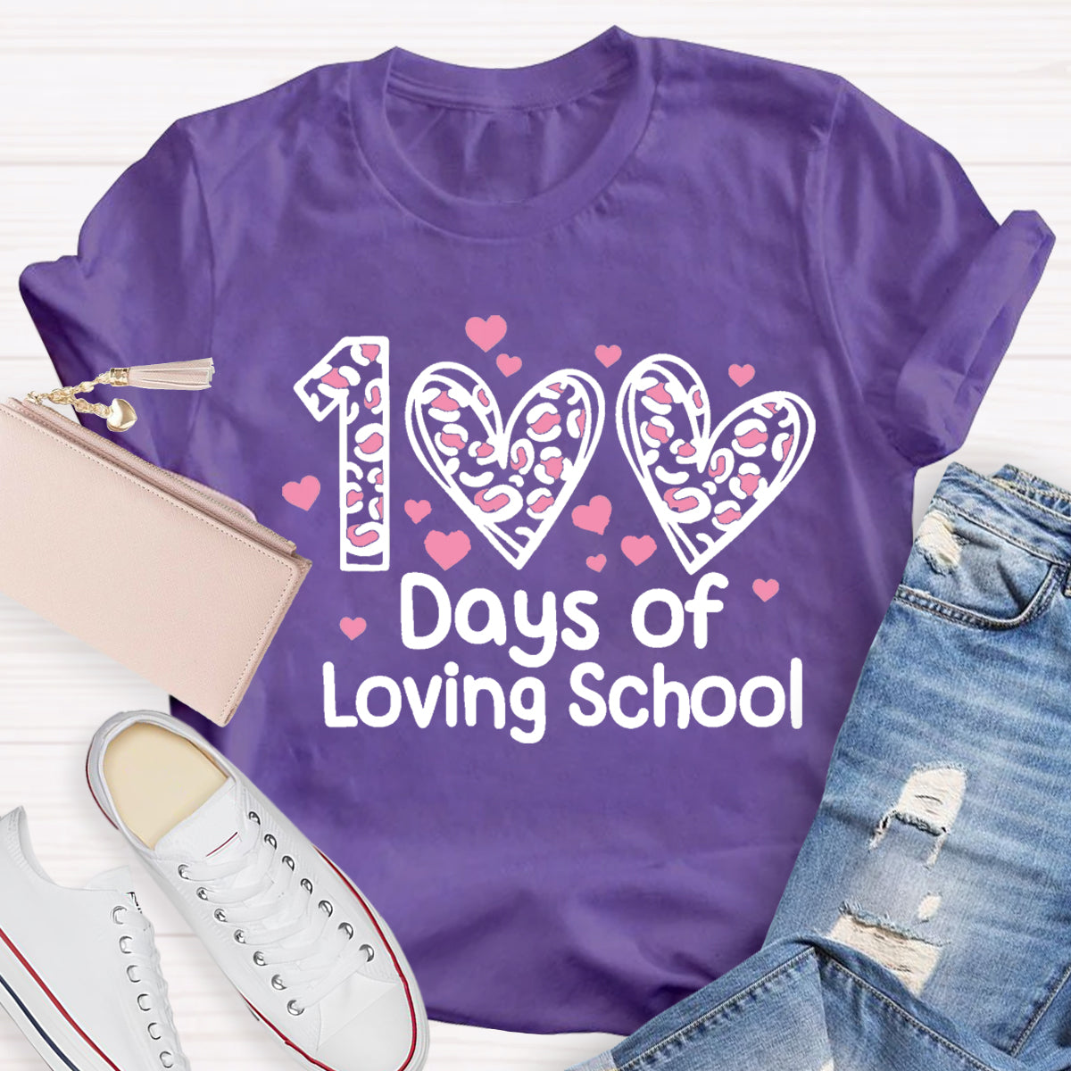 100 Days Of Loving School Teacher T-Shirt