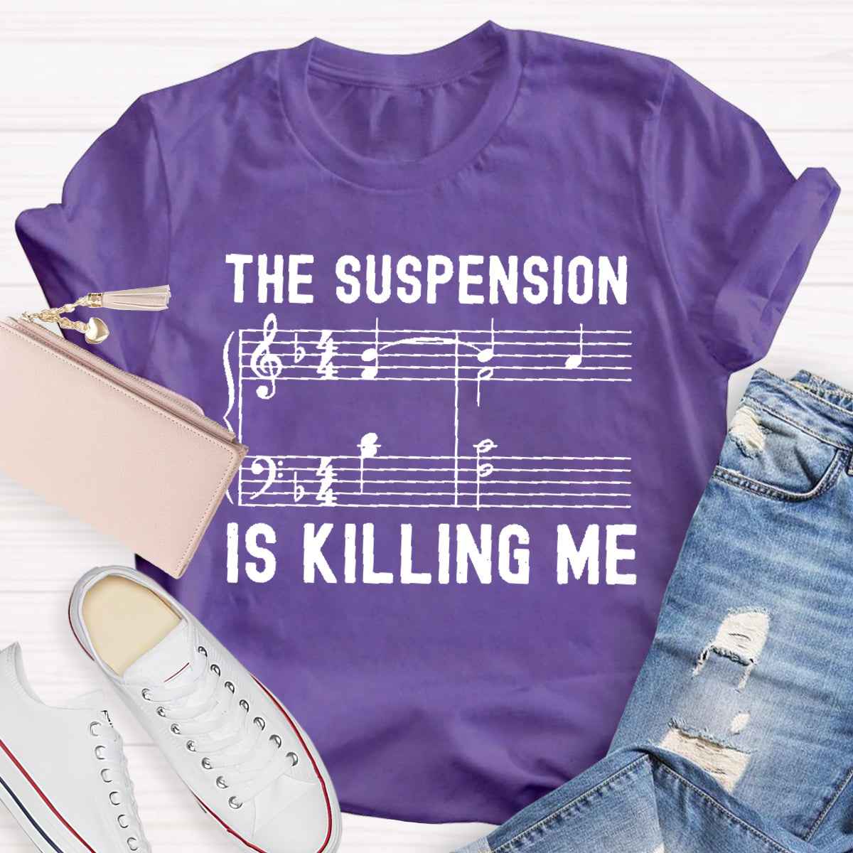 The Suspension Is Killing Me Math Teacher T-Shirt