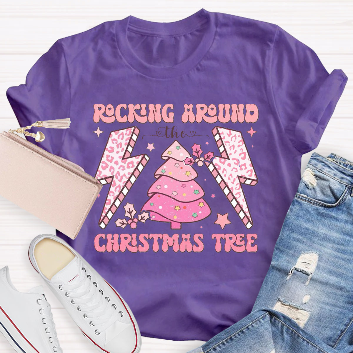 Rock Round The Classroom Tree Teacher T-Shirt