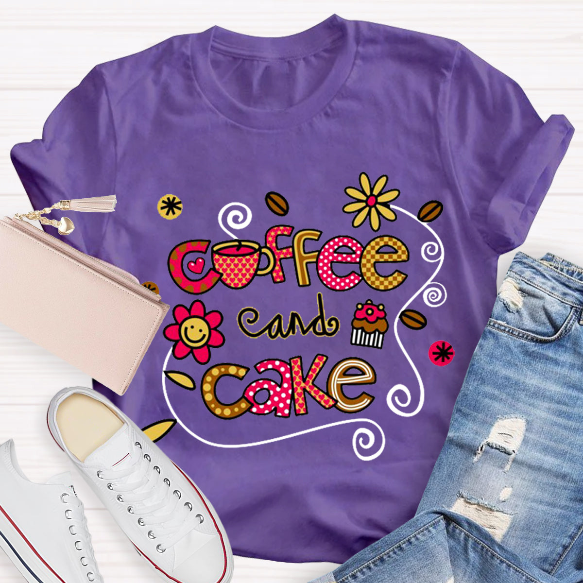 Coffee And Cake Happy Holiday T-Shirt