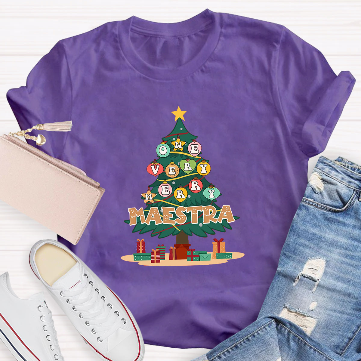 One Very Merry Maestra Teacher T-Shirt