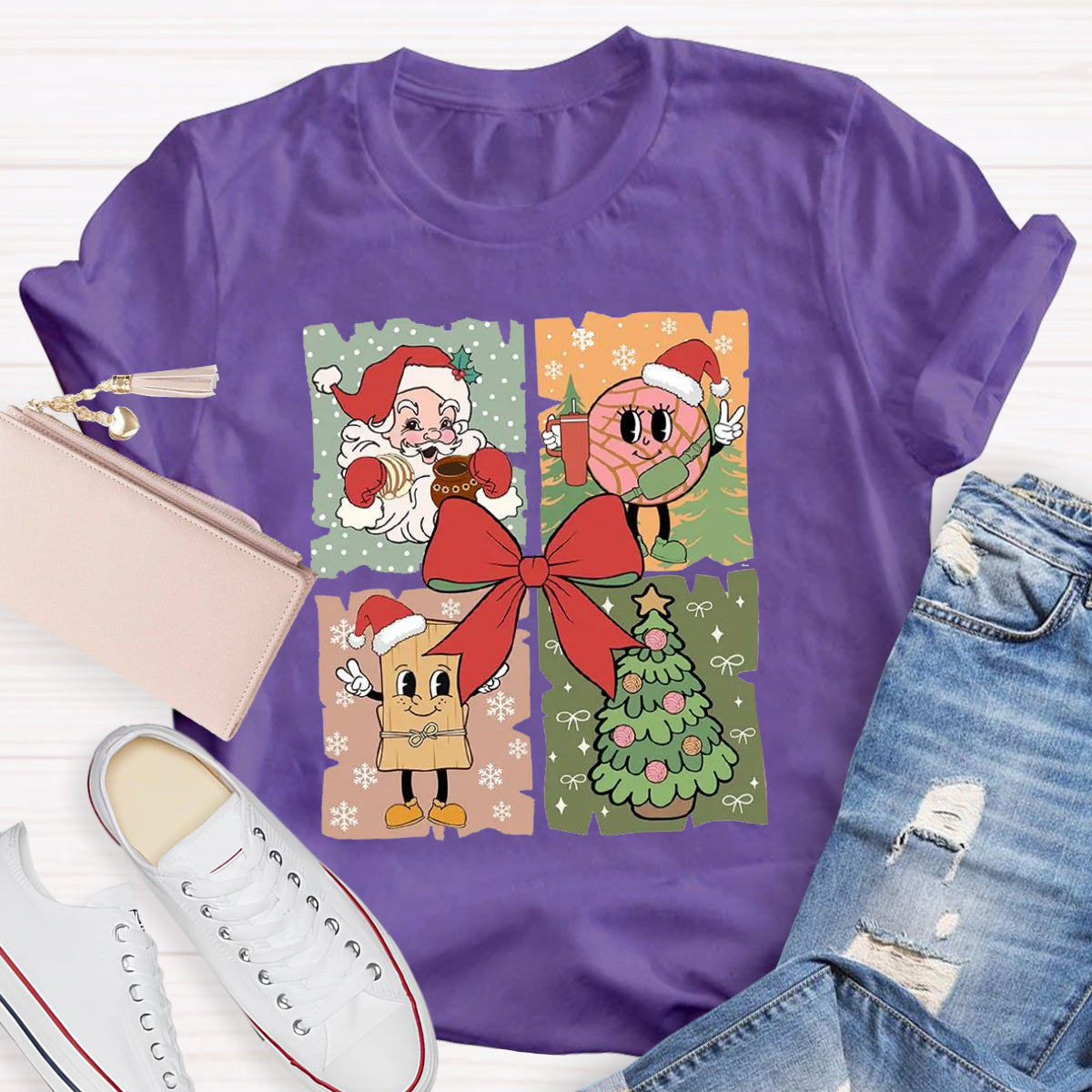 Santa Claus Christmas tree T-Shirt