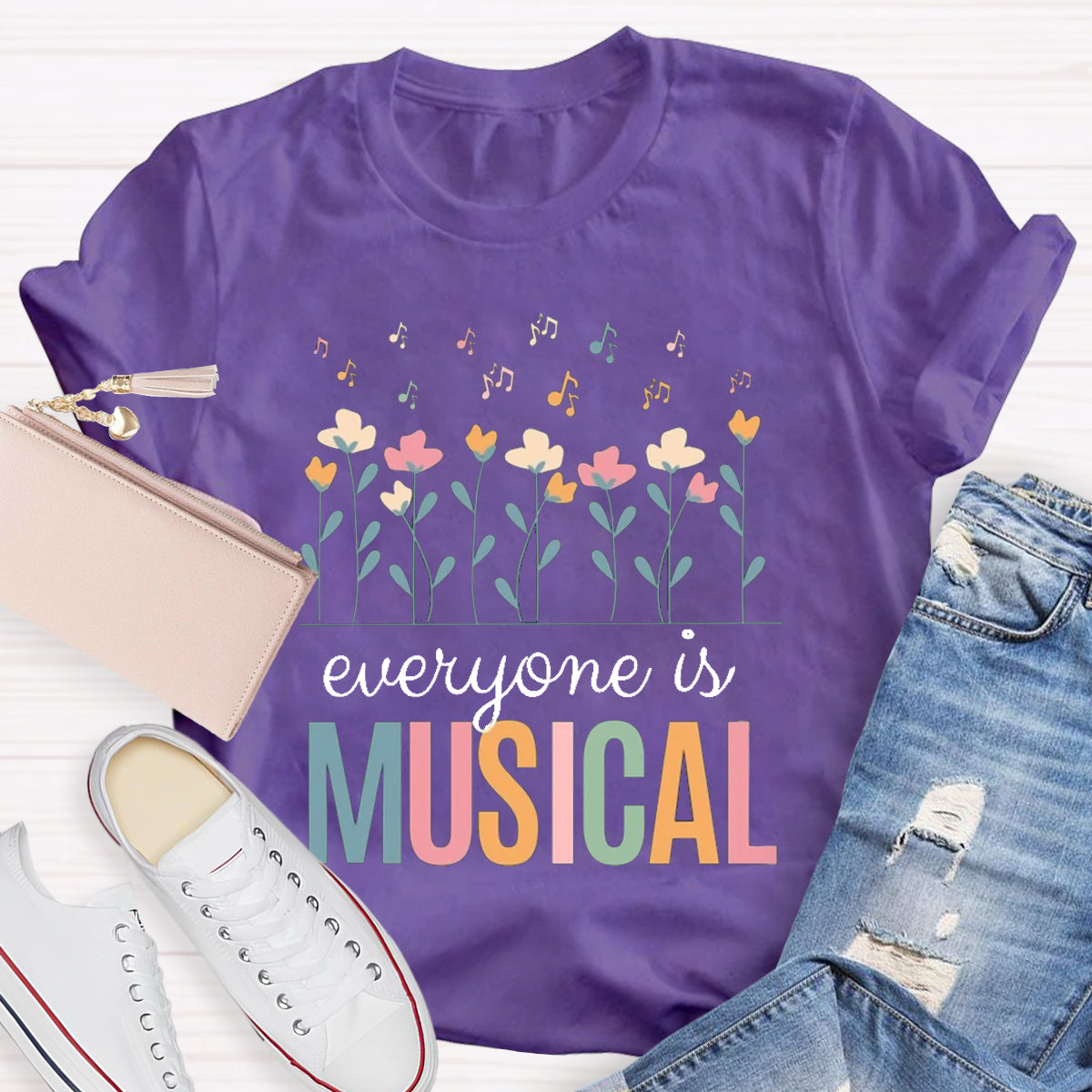 Everyone Is Musical Teacher T-Shirt