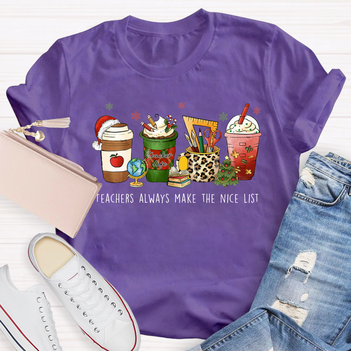 Teachers Always Make The Nice List T-Shirt