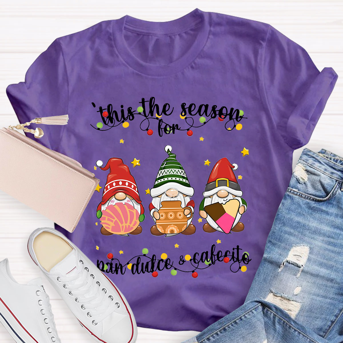 This The Season For Pan Dulce & Cafecito Spanish Christmas T-Shirt