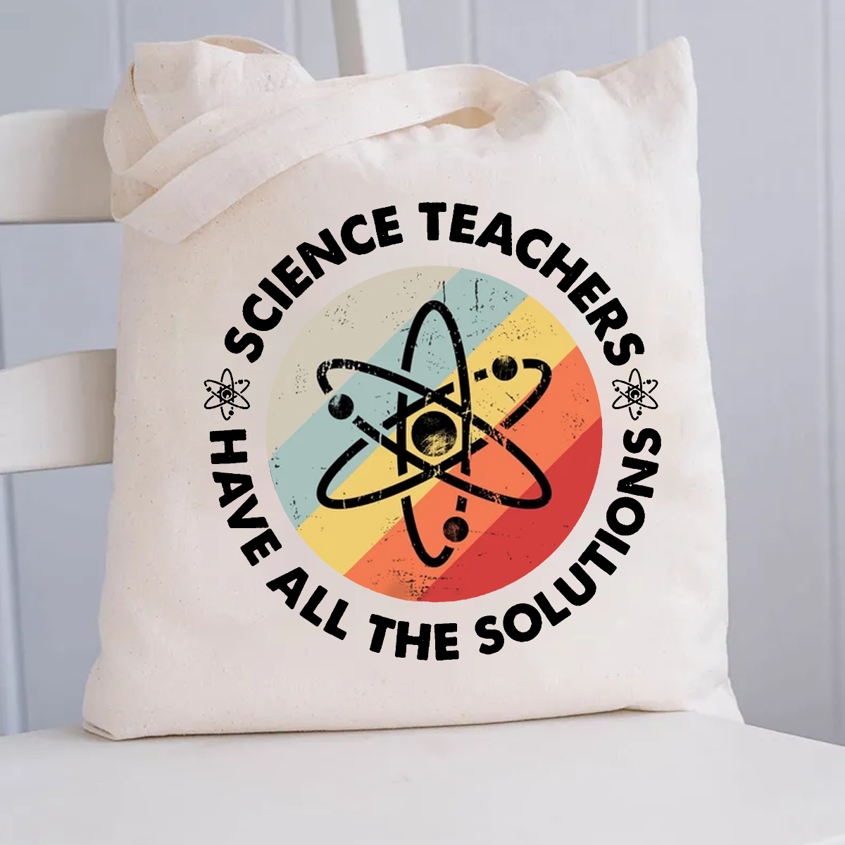 Science Teacher Have All The Solutions Canvas Tote Bag