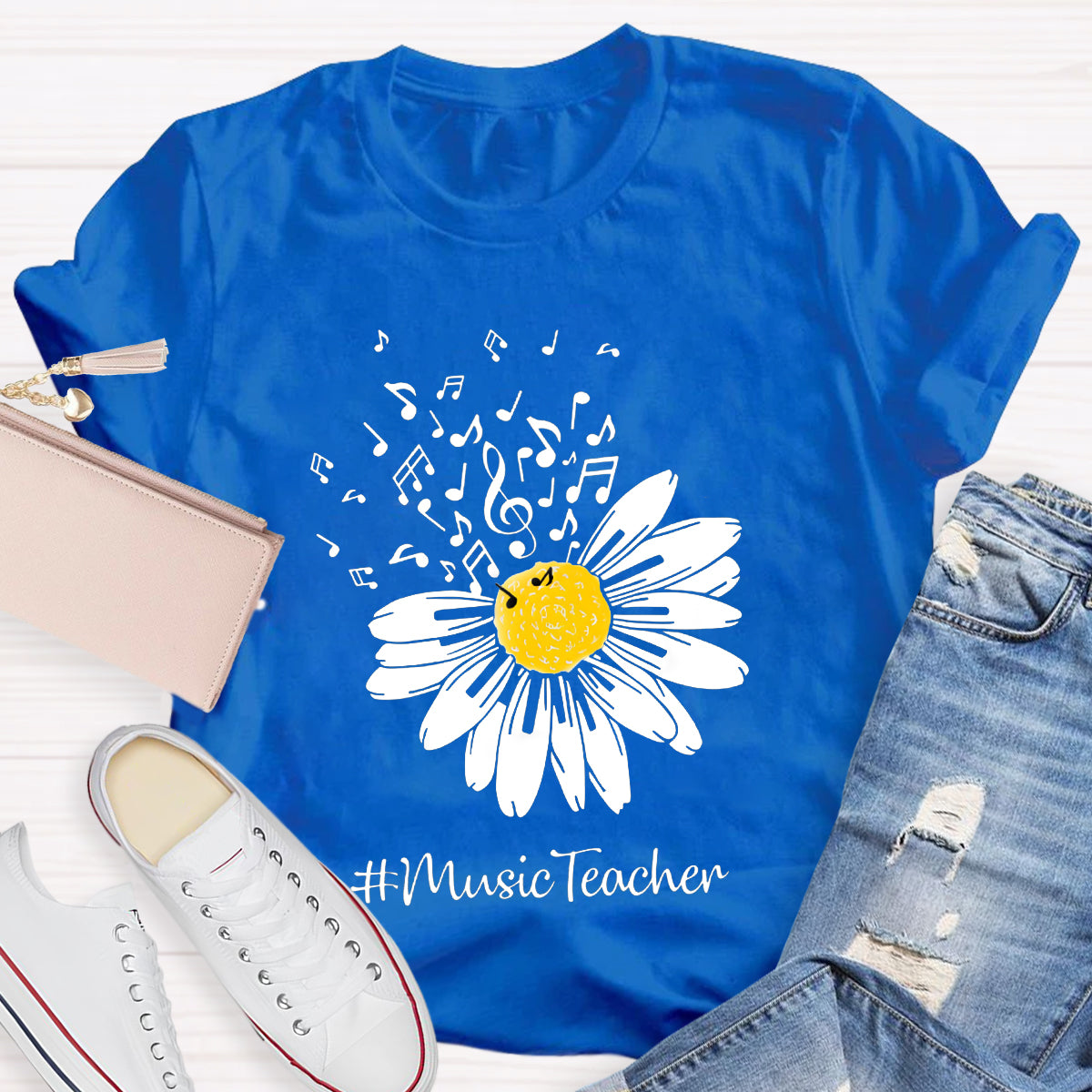 Sunflower Music Teacher T-Shirt