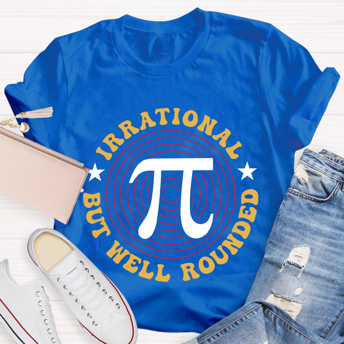 Irrational But Well Rounded Math Day T-Shirt