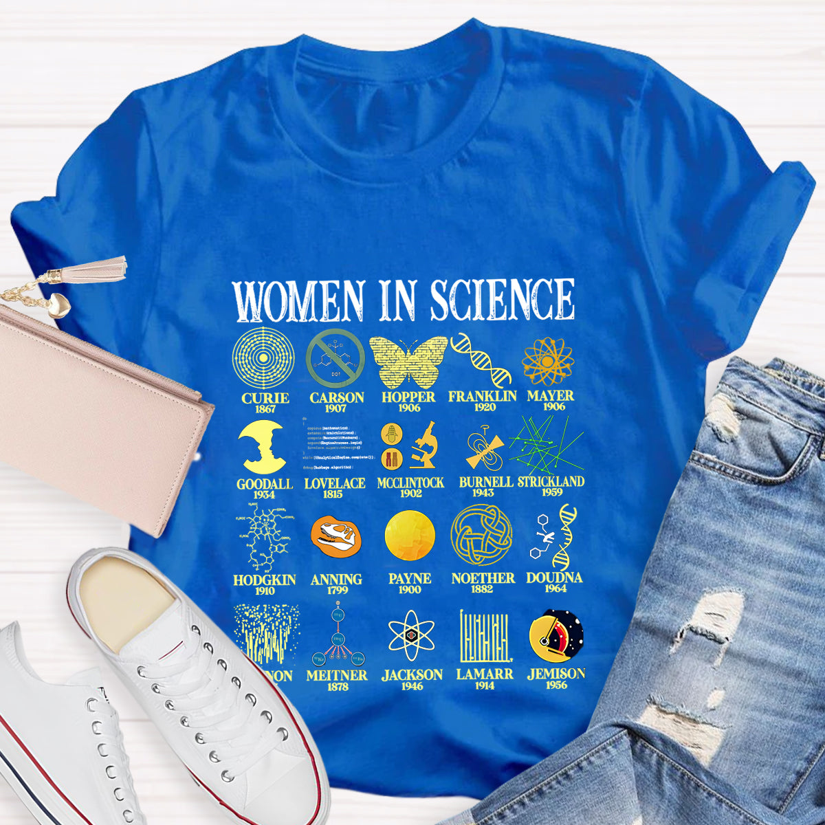 Women In Science Teacher T-Shirt