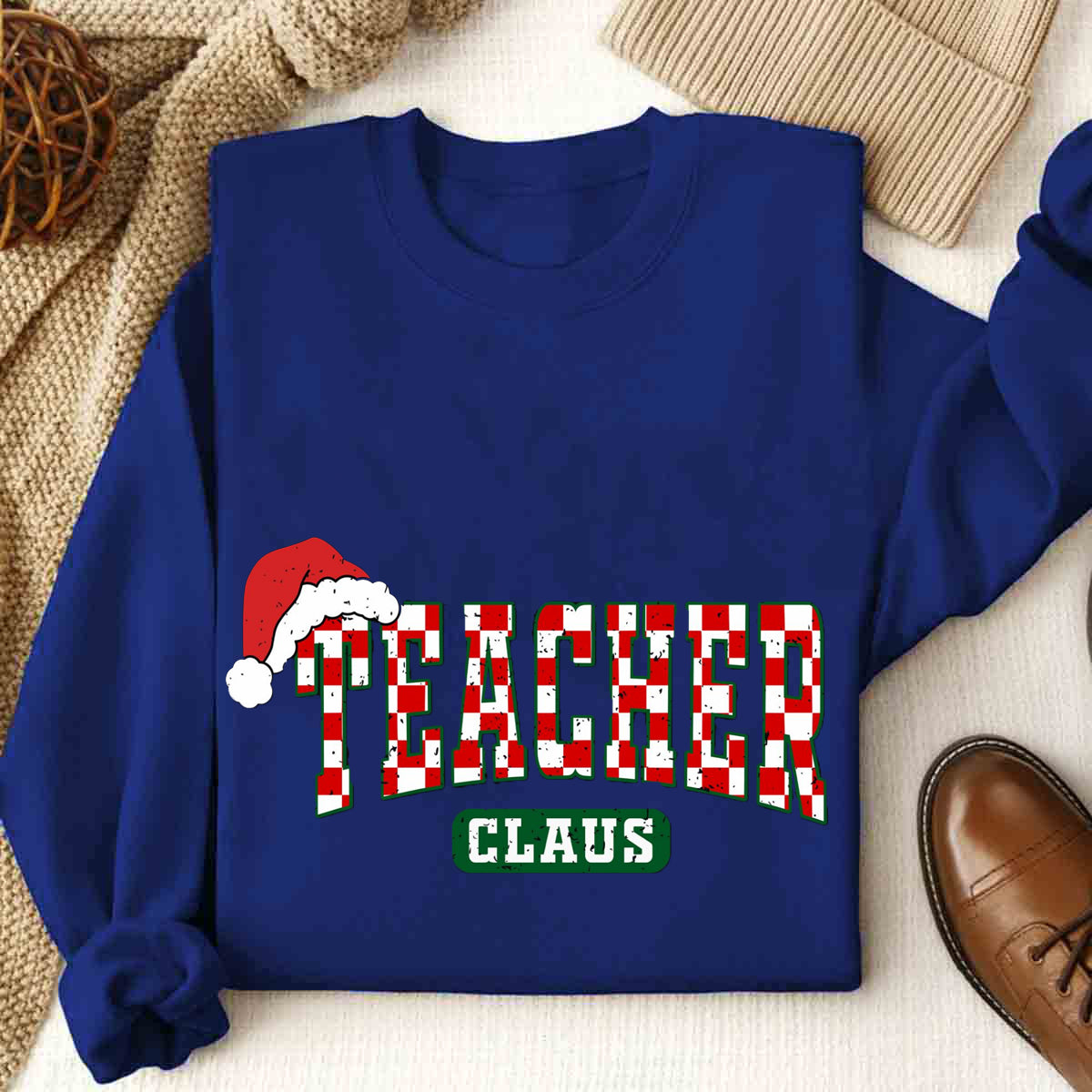 Teacher Claus Christmas Sweatshirt