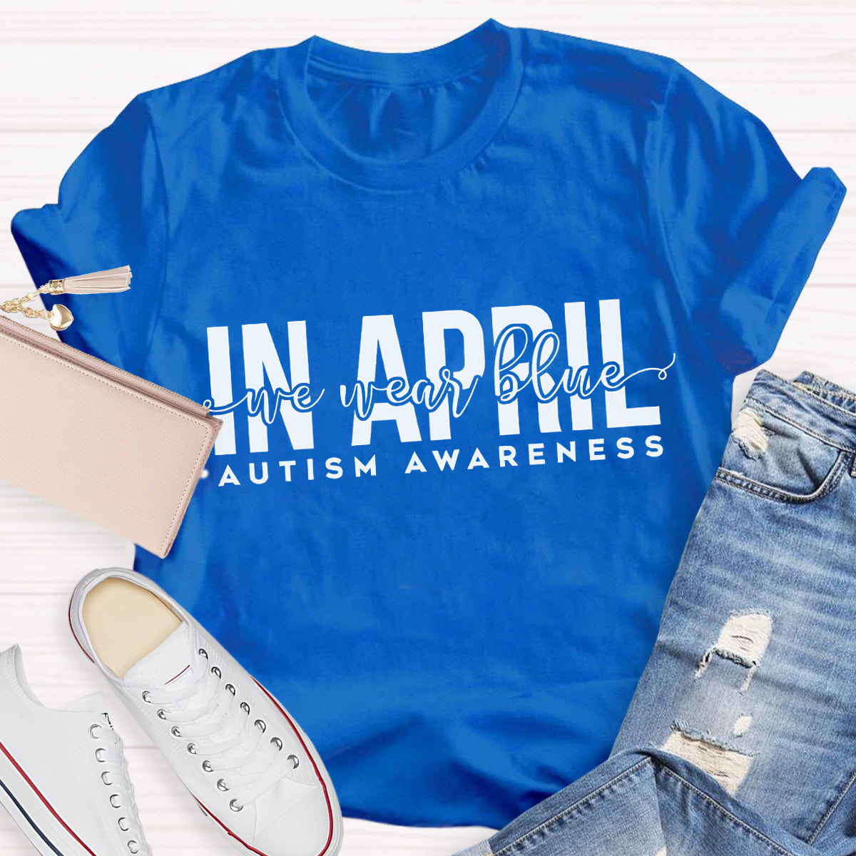 In April We Wear Blue T-Shirt