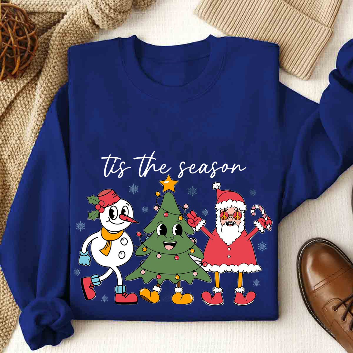 Tis The Season Snowman Sweatshirt