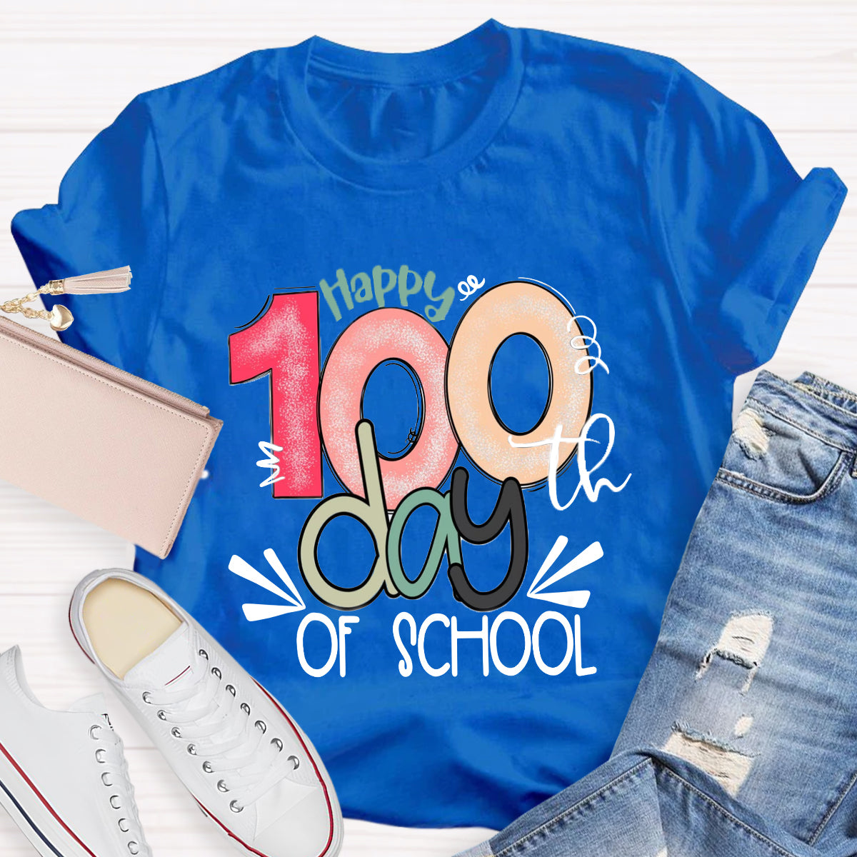 Happy 100th Days Of School T-Shirt