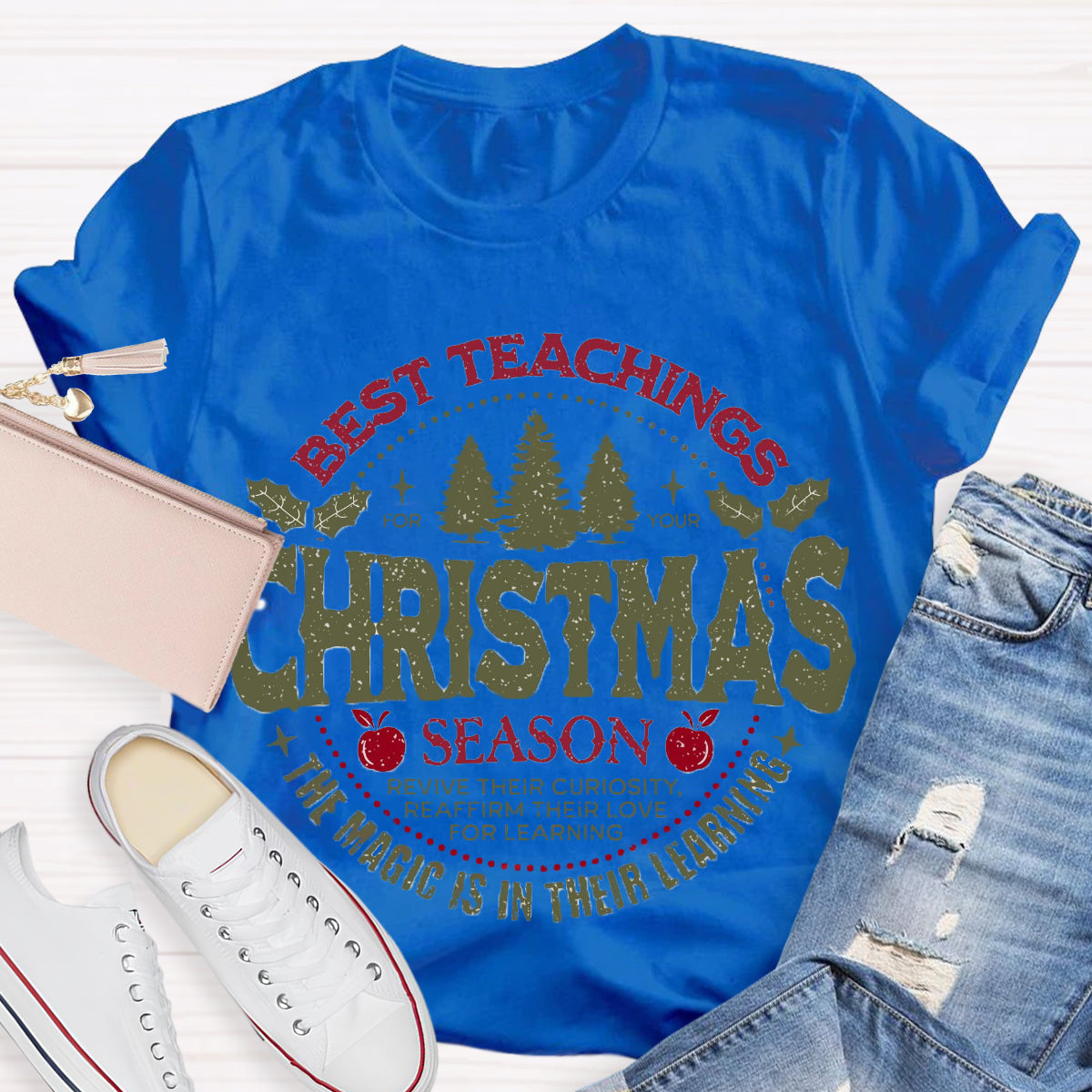 Best Teacher Christmas Season T-Shirt