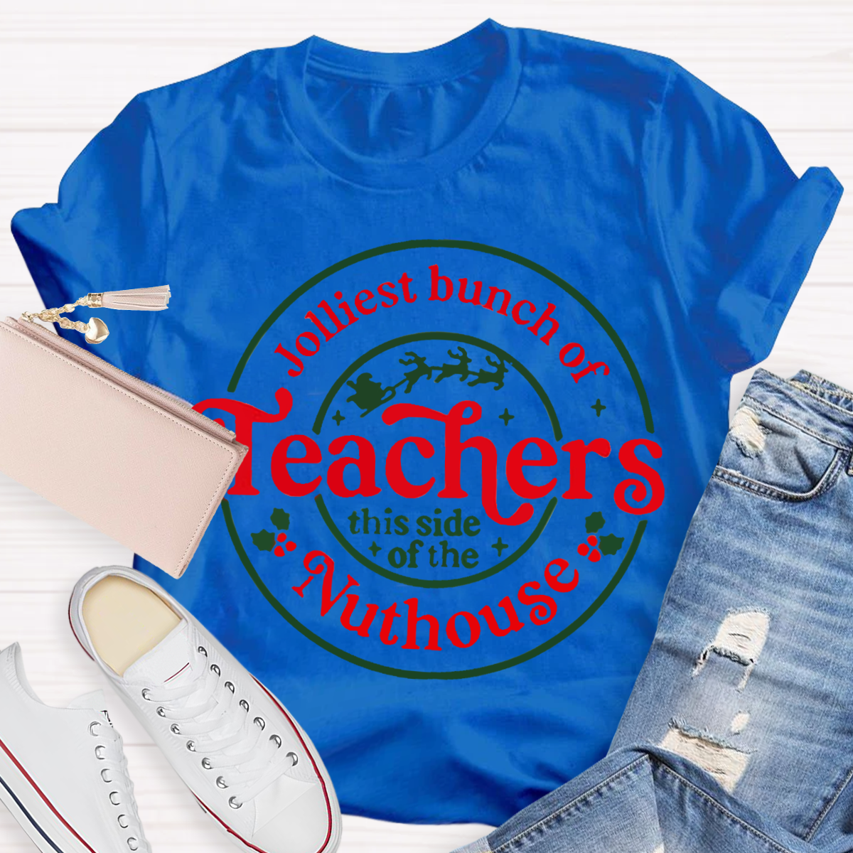 Jolliest Bunch Of Teacher T-Shirt