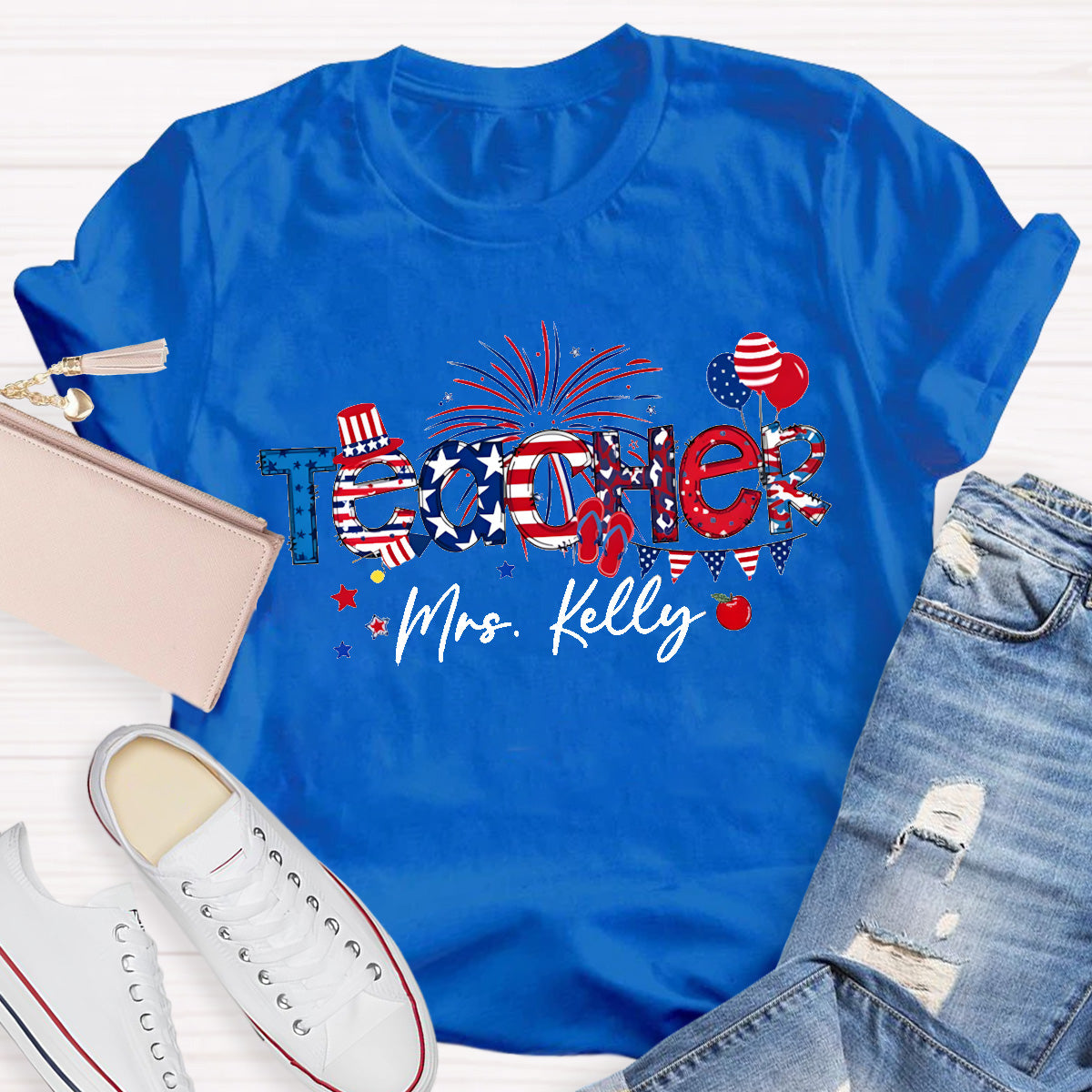 Personalized Name 4th Of July America History T-Shirt