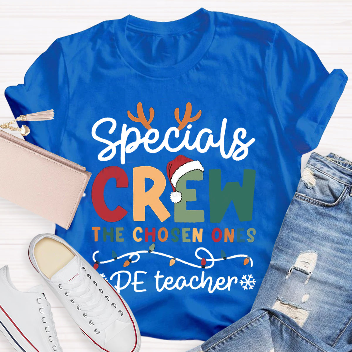 Personalized Subject Specials Crew The Choose Ones PE Teacher T-Shirt