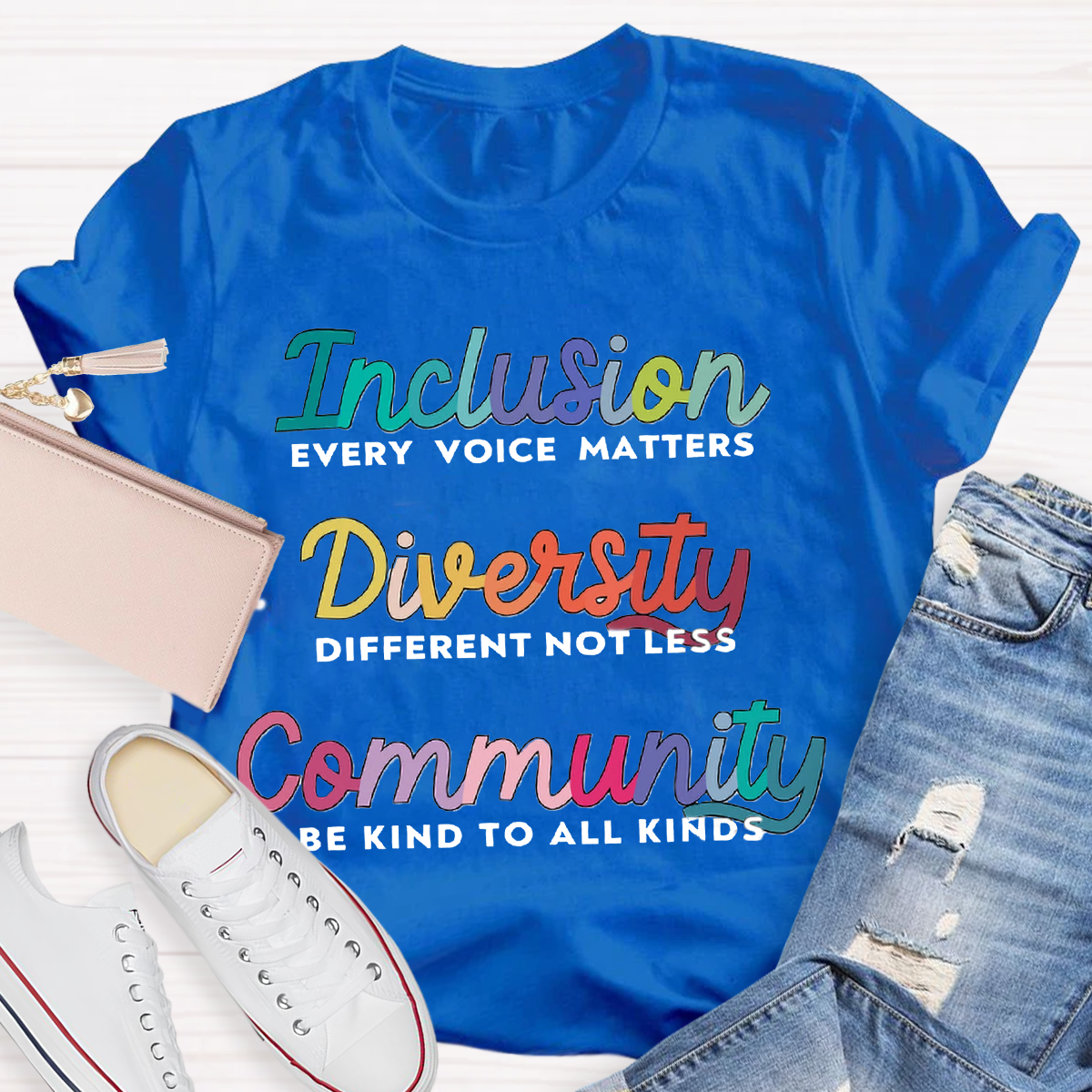 Inclusion Diversity Community Teacher T-Shirt