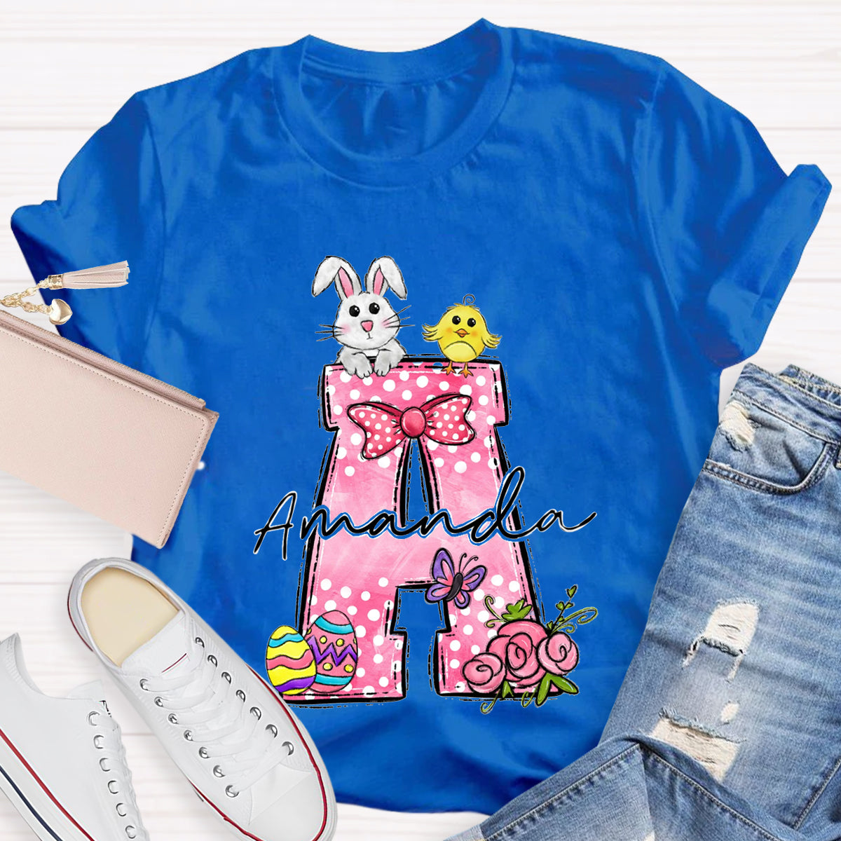 Personalized Name Pink Benny Amanda T-Shirt