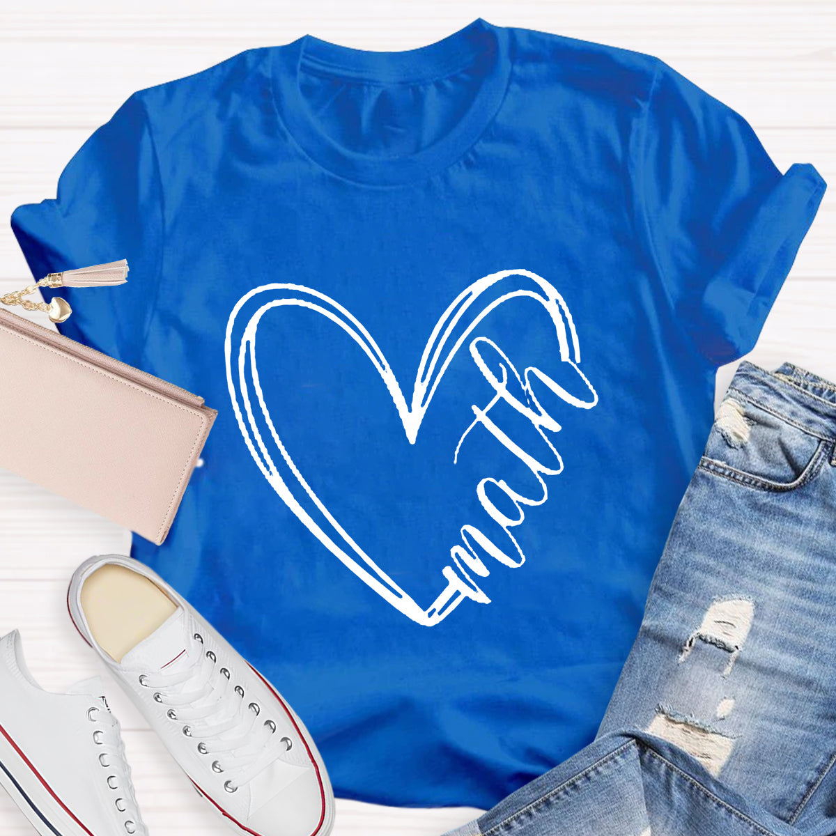 Math Heart Teacher T-Shirt