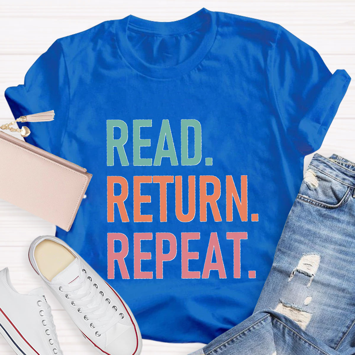 Read Return Repeat Library Book T-Shirt