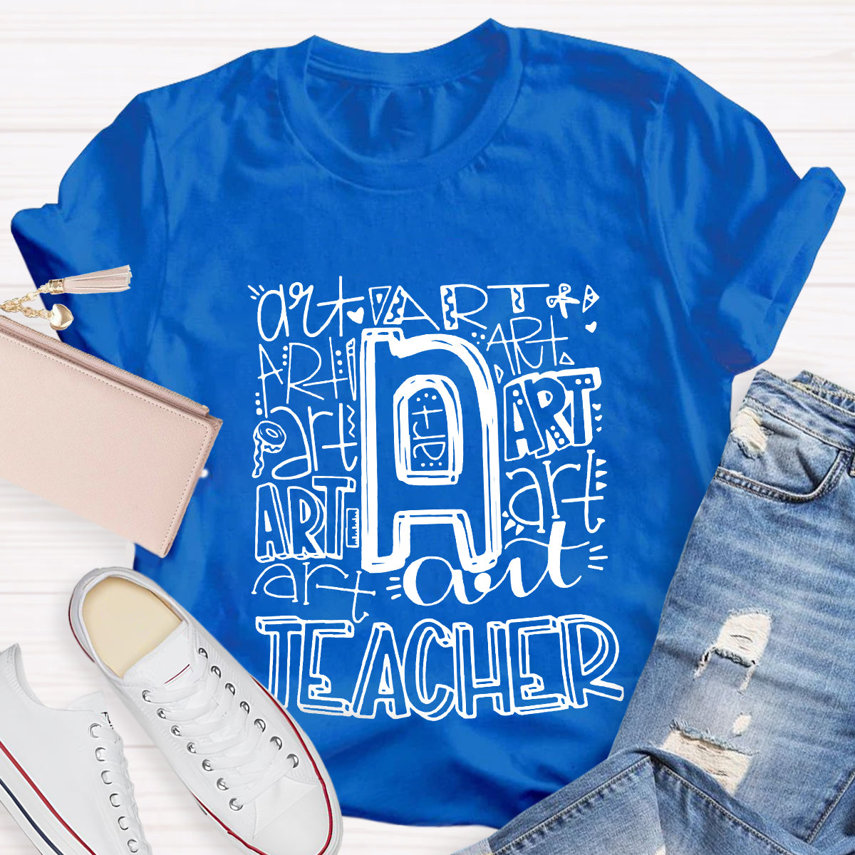 Art Teacher Typography T-Shirt