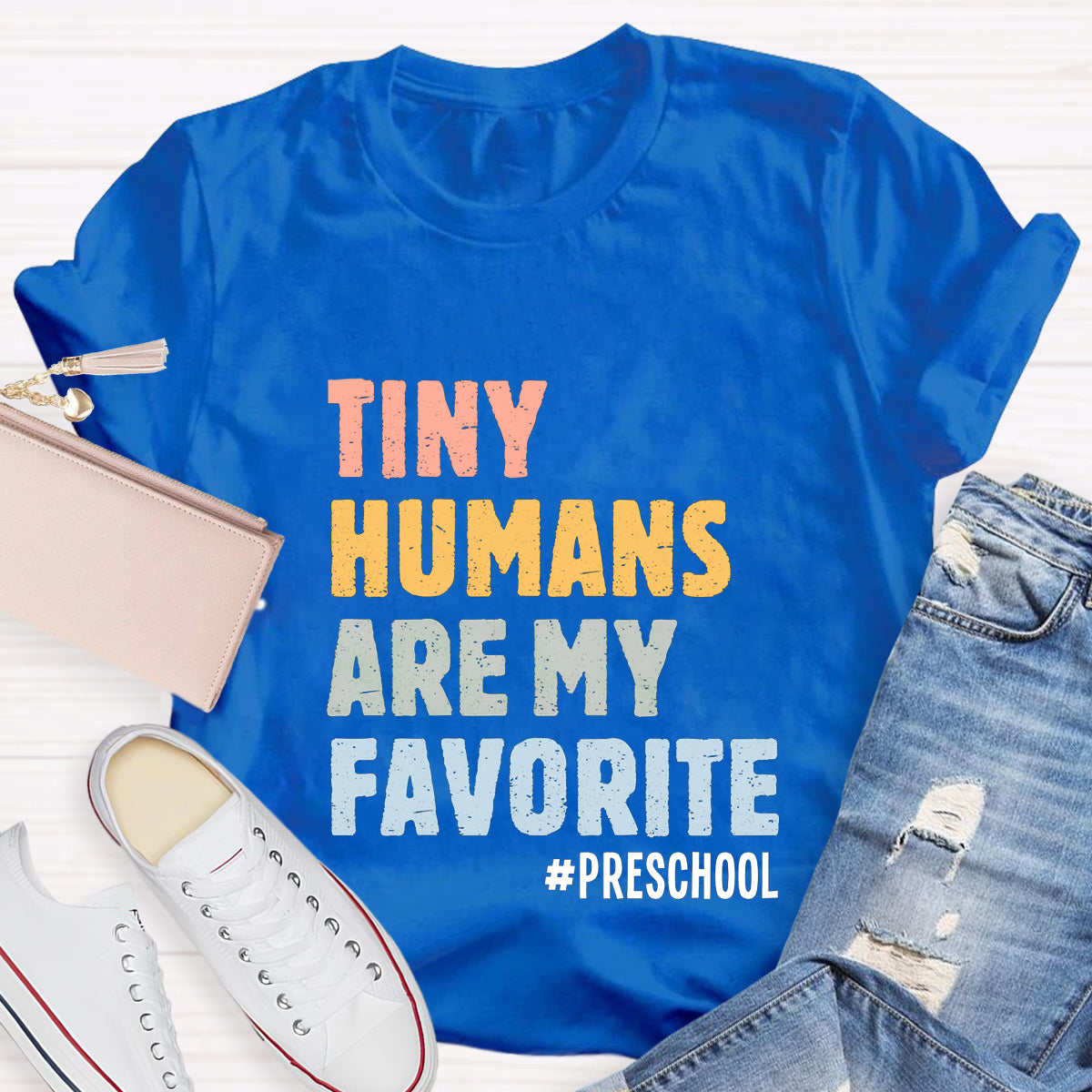 Personalized Grade Tiny Humans Are My Favorite T-Shirt