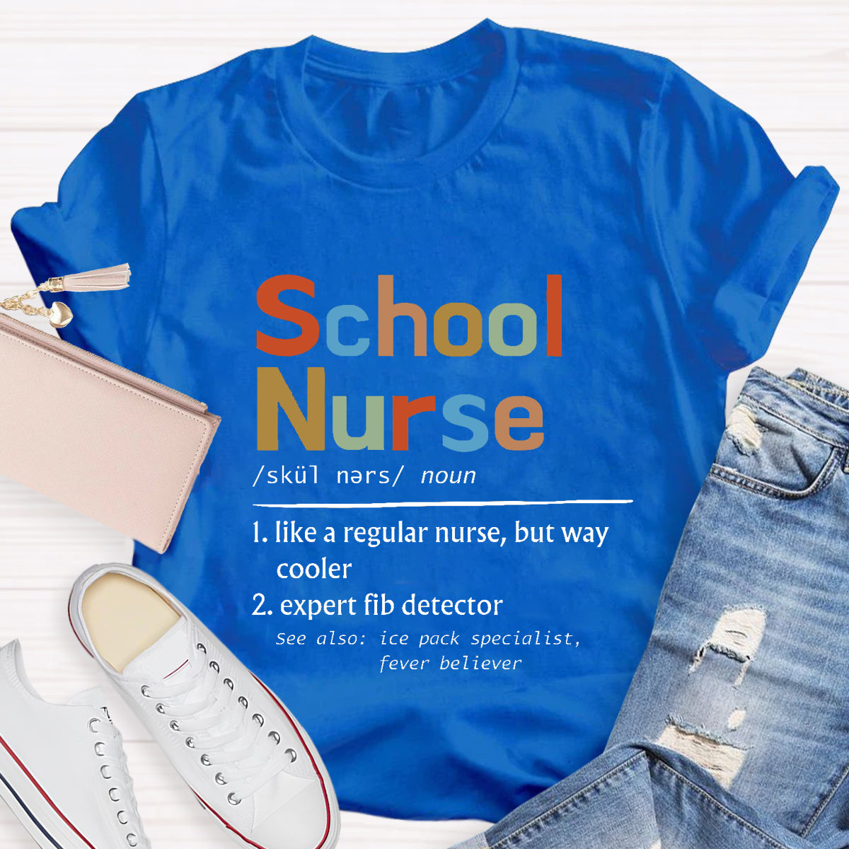 School Nurse Like Normal Nurse But Way Cooler T-Shirt