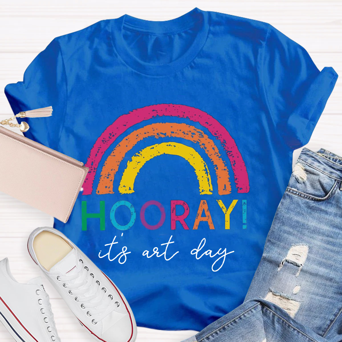 Hooray It's Art Day Teacher T-Shirt