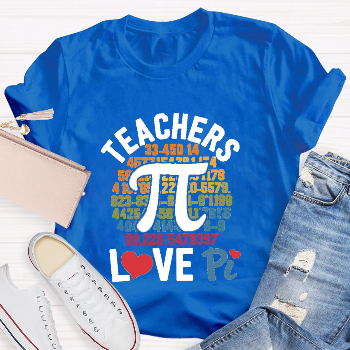 Teachers Love Pi Day T-Shirt