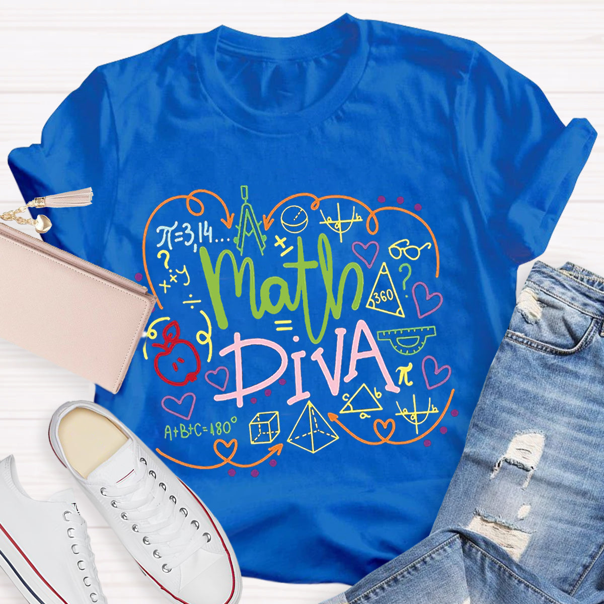 Math Diva Mathematical Symbol T-Shirt