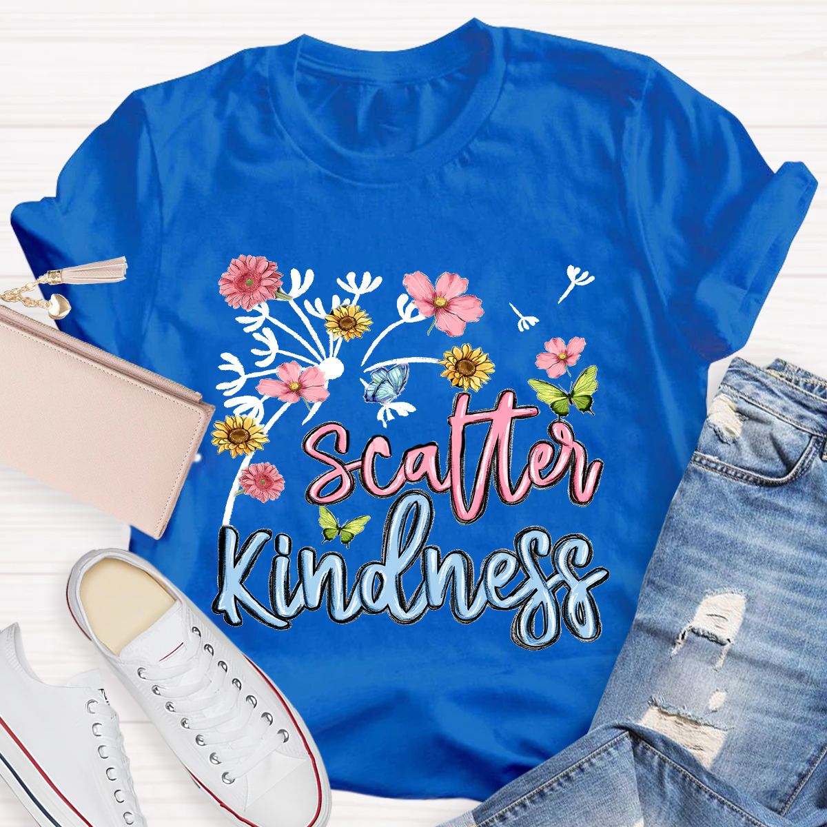 Scatter Kindness Floral T-Shirt