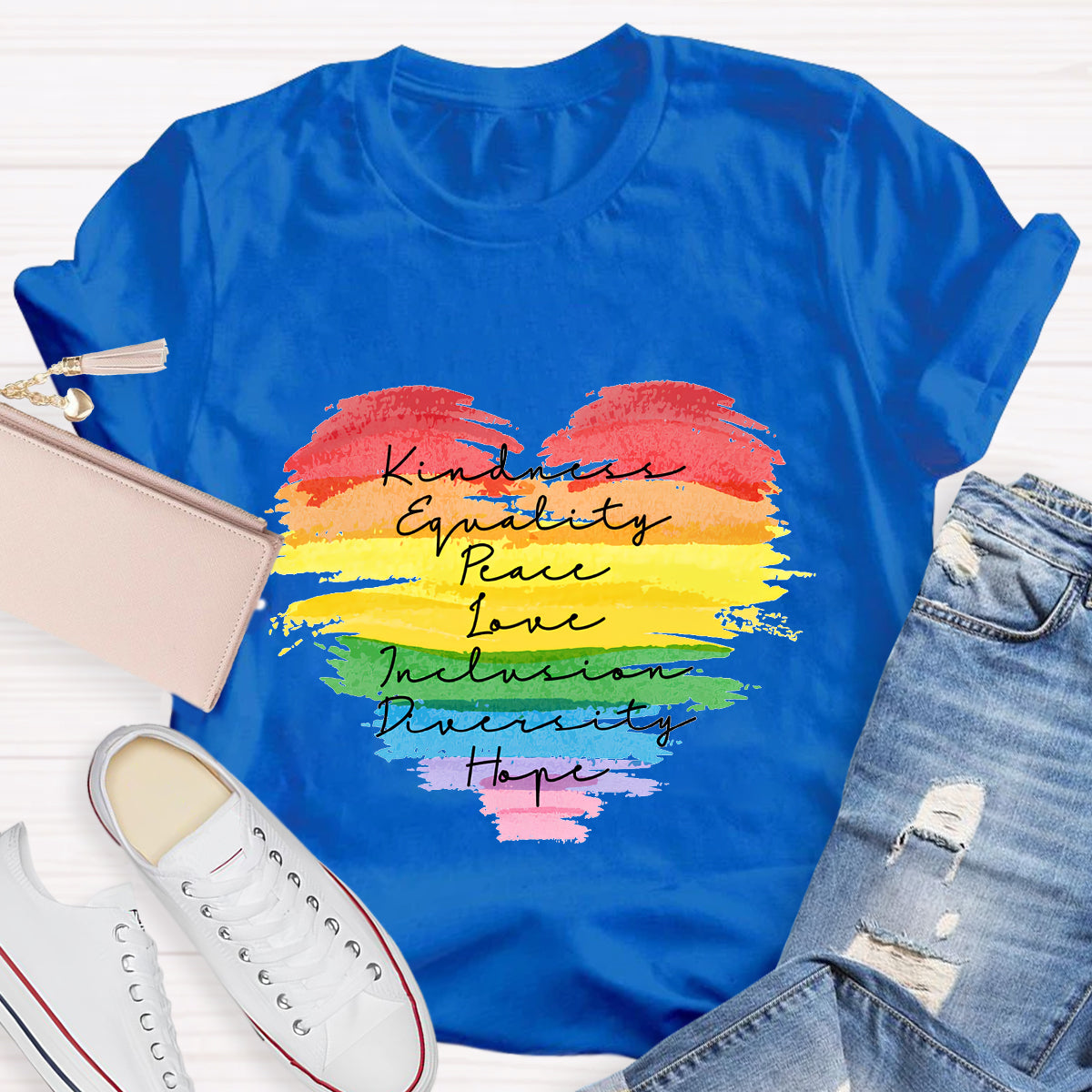 Kindness Equality Peace Love Inclusion Diversity Hope T-Shirt