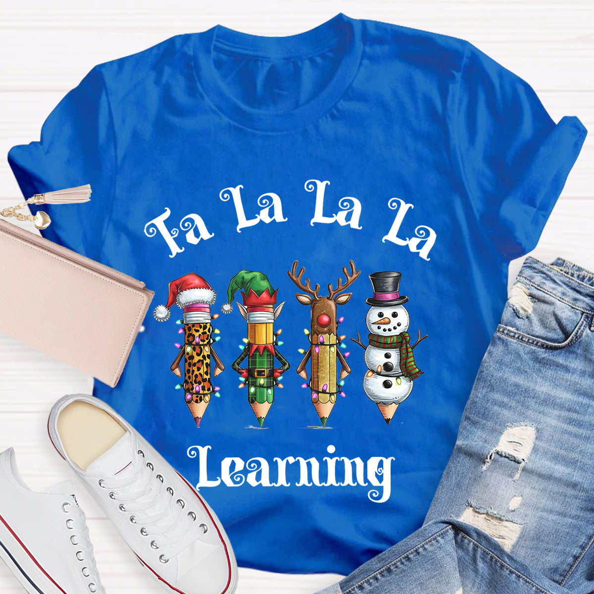 Christmas Pencil Learning T-Shirt