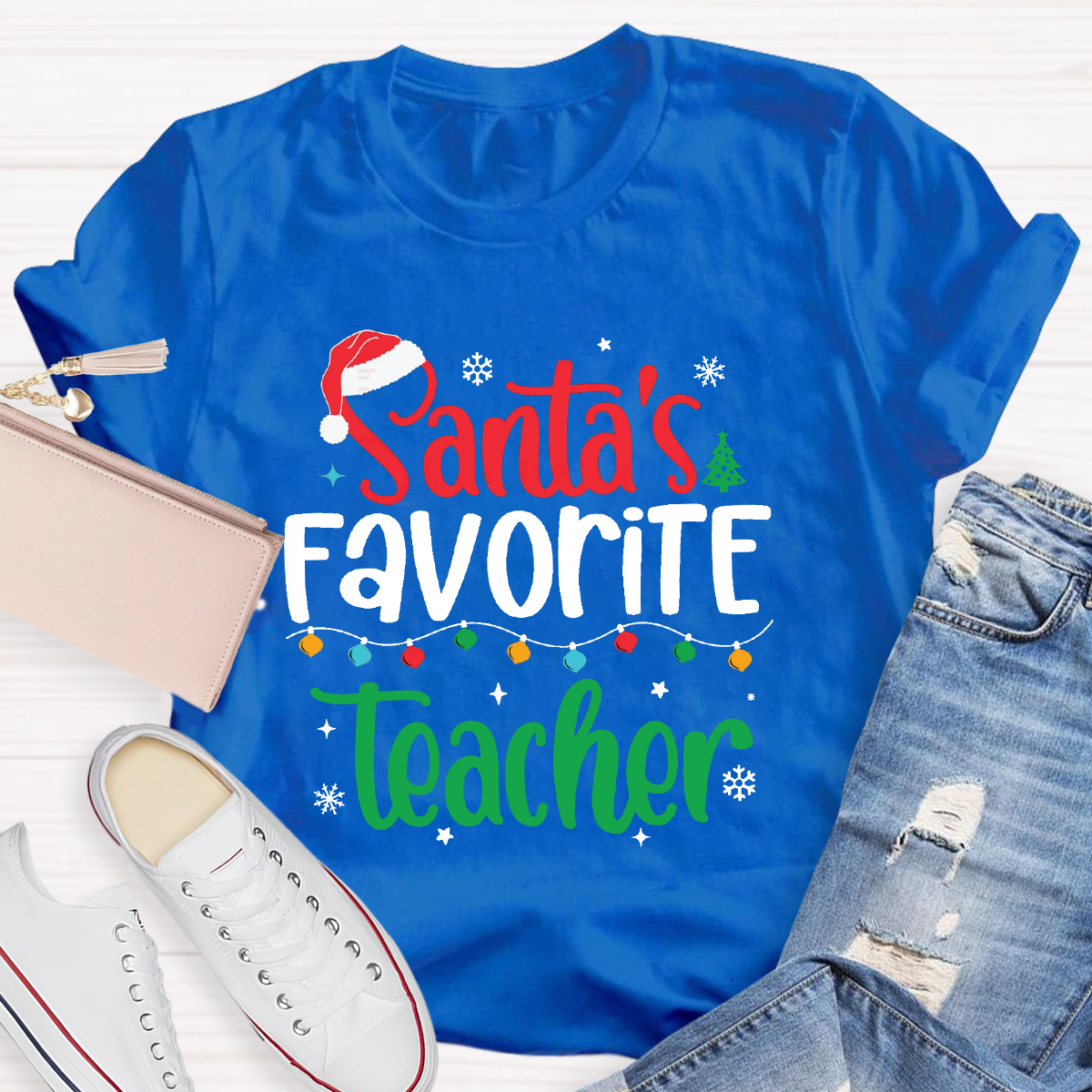 Santa's Favorite Teacher T-Shirt