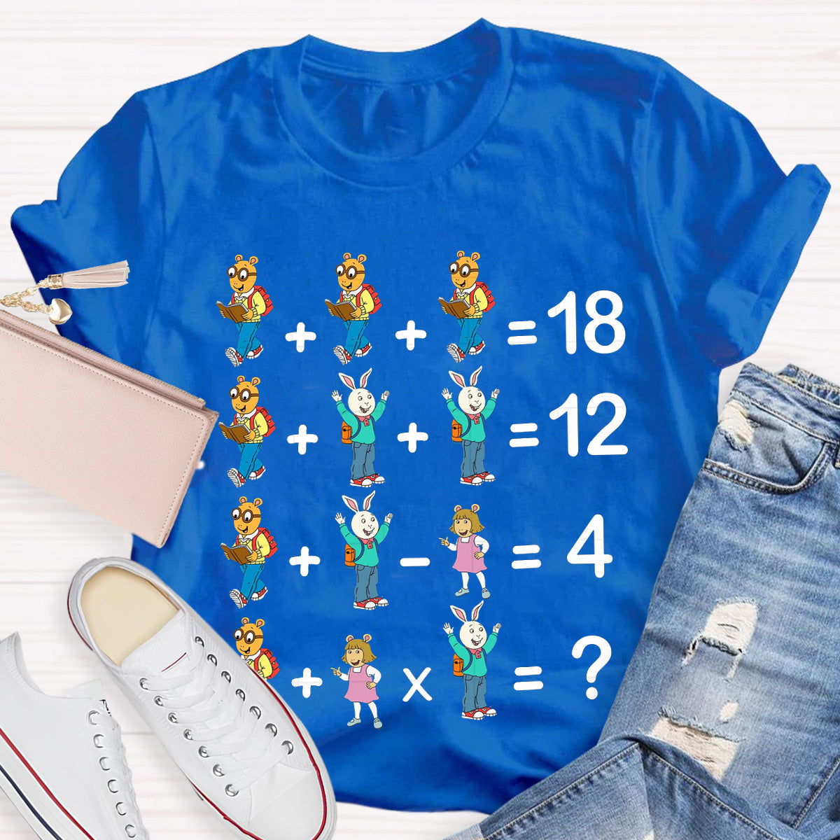 Arthur And Friends Math Teacher T-Shirt