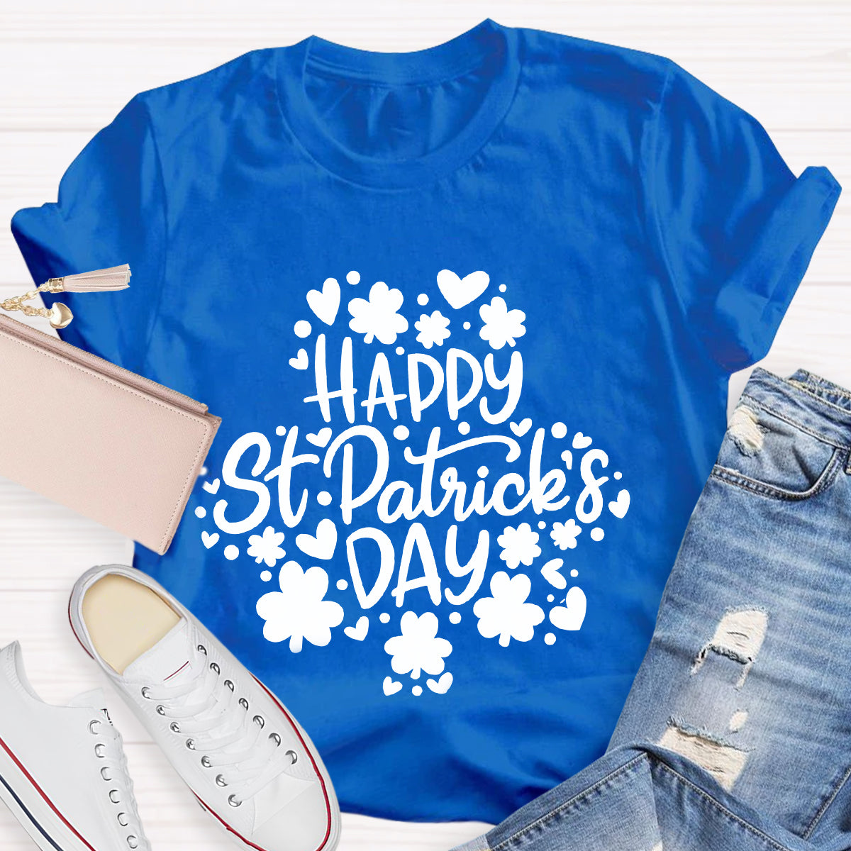 Happy St Patrick's Day Shamrock T-Shirt