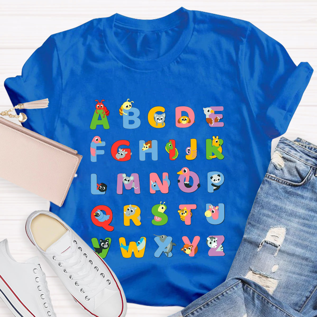 Animal Alphabet Lover Learning T-Shirt