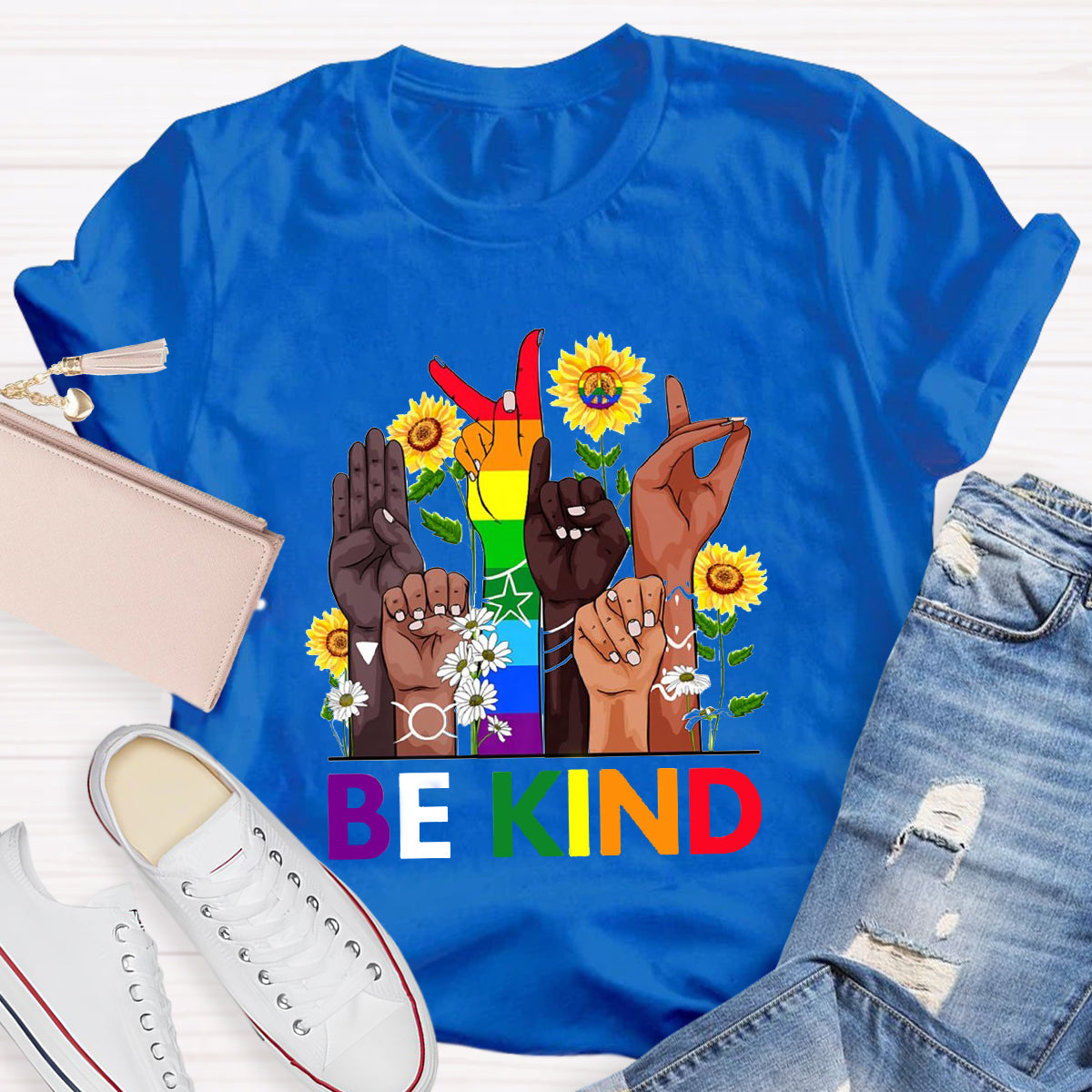 Be Kind Sign Language Hand T-Shirt