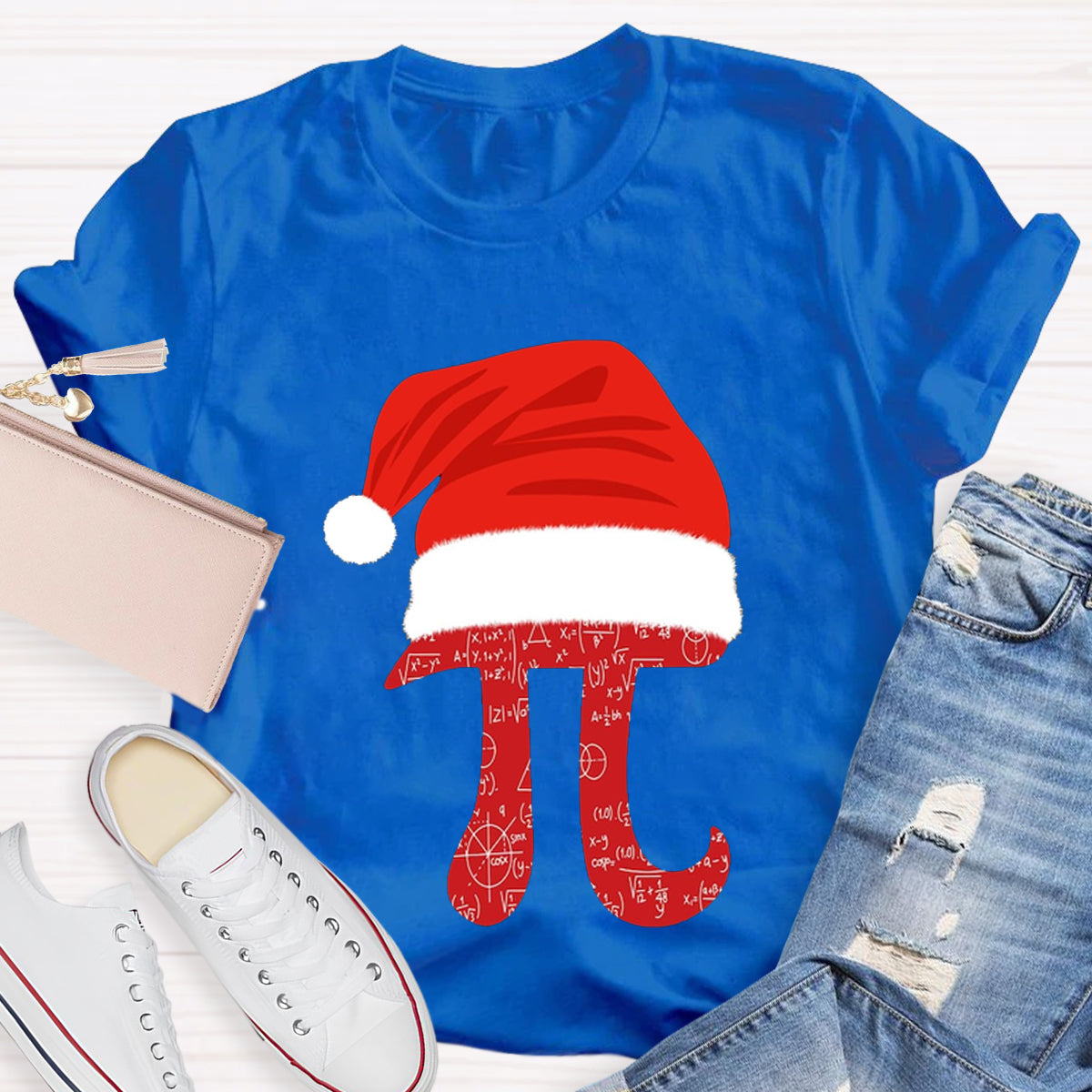 Math Teacher Christmas T-Shirt