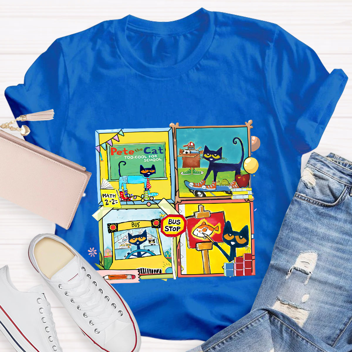 Pete The Cat School  Making Friends And Memories T-Shirt