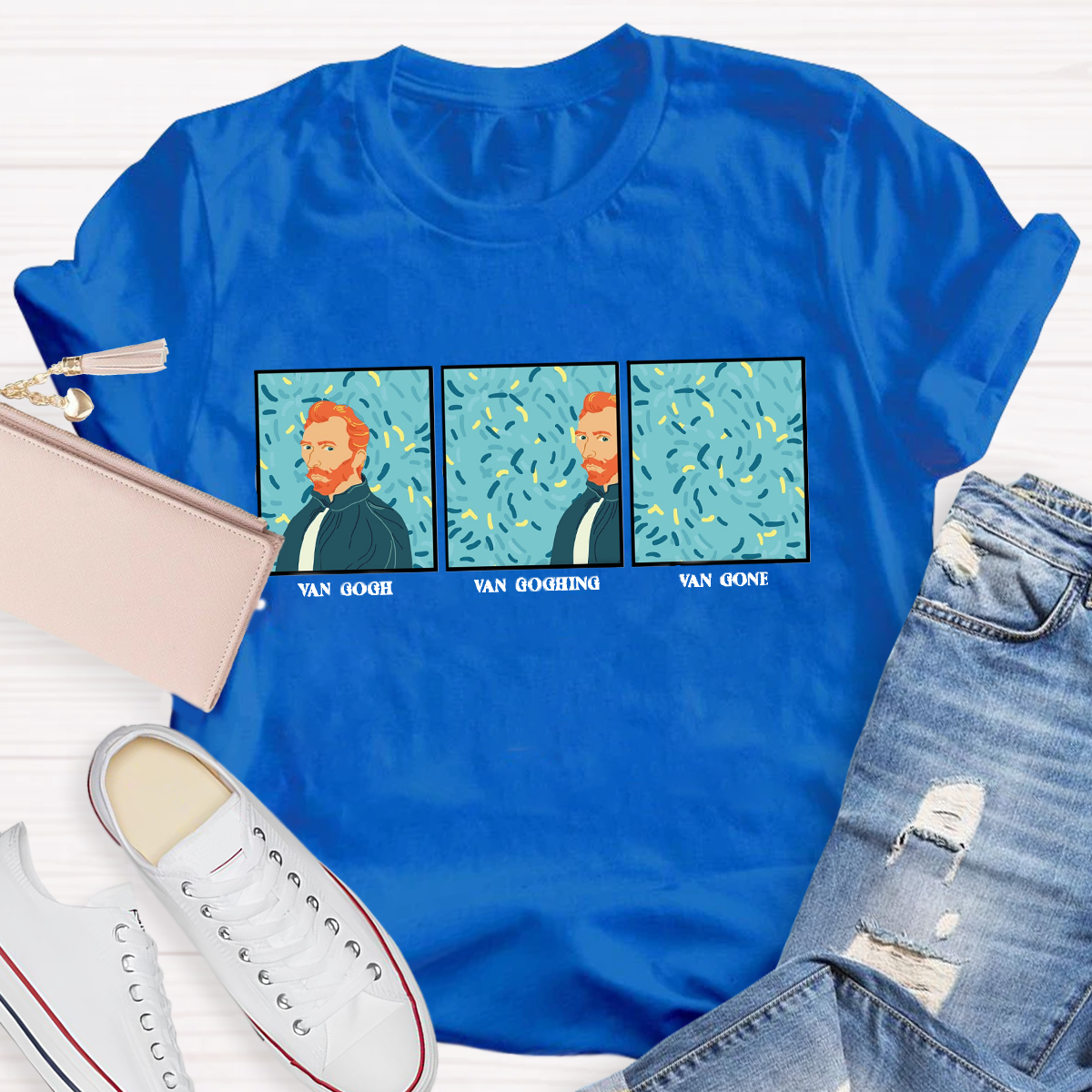 Van Gogh Van Going Van Gone Art Teacher T-Shirt