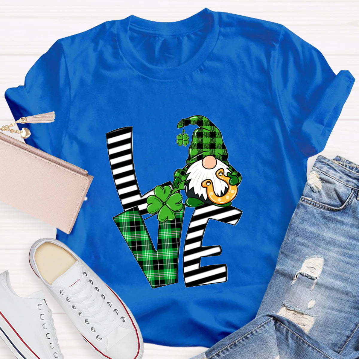 St Patrick's Day Love Gnome T-Shirt