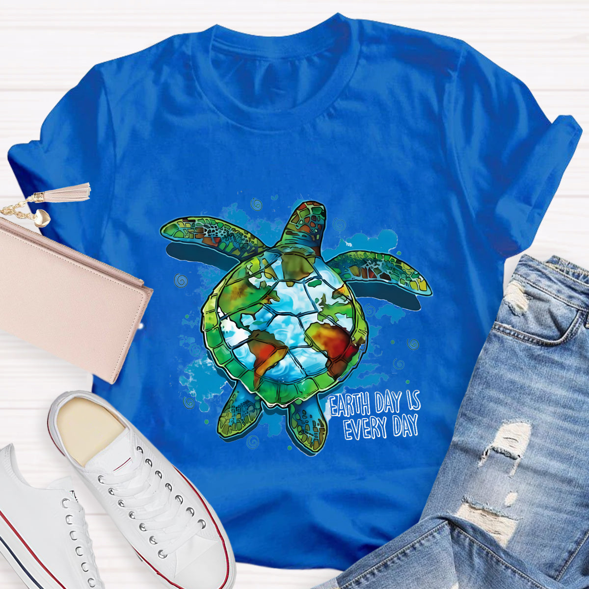 Earth Day Is Every Day Save Turtle T-Shirt