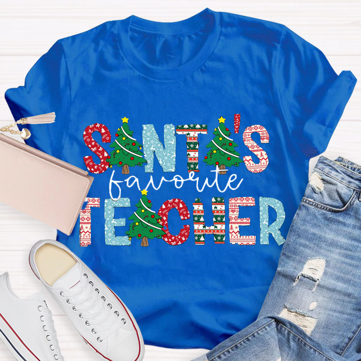 Santa's Favorite Teacher T-Shirt